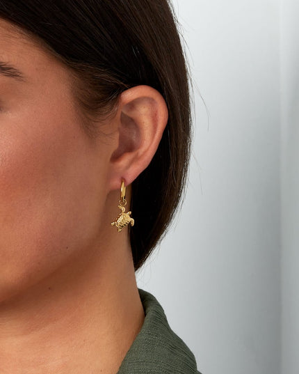 oorbellen turtle lover