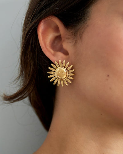smiling sun oorbellen