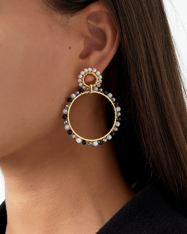 Circle of colours oorbellen