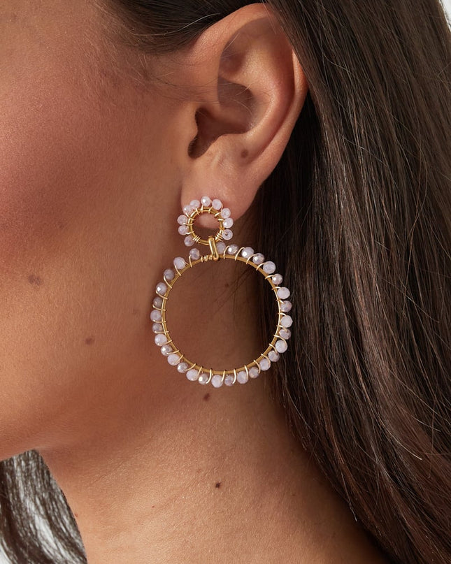 Circle of colours oorbellen