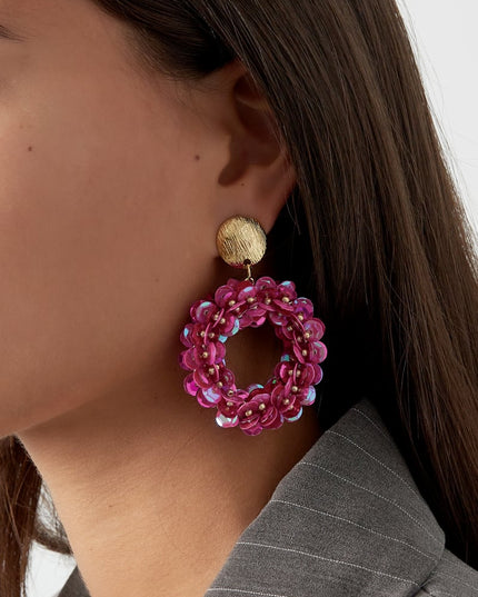 sequin spark oorbellen