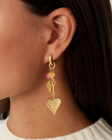 Love signature oorbellen