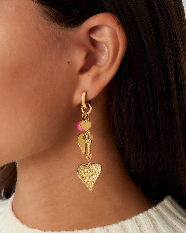 Love signature oorbellen