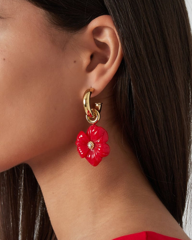 crazy flower oorbellen