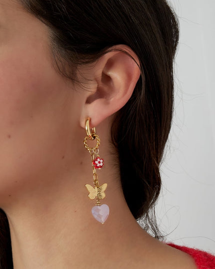 Oorbellen twinkle charm - Groen