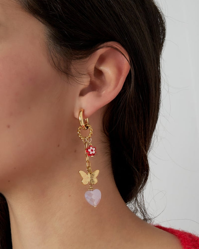 Oorbellen twinkle charm - Groen