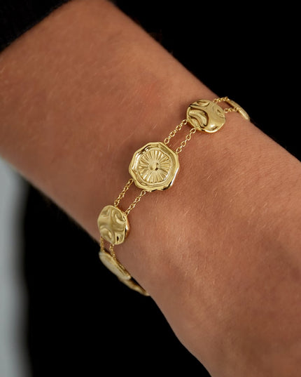 lucky coin armband