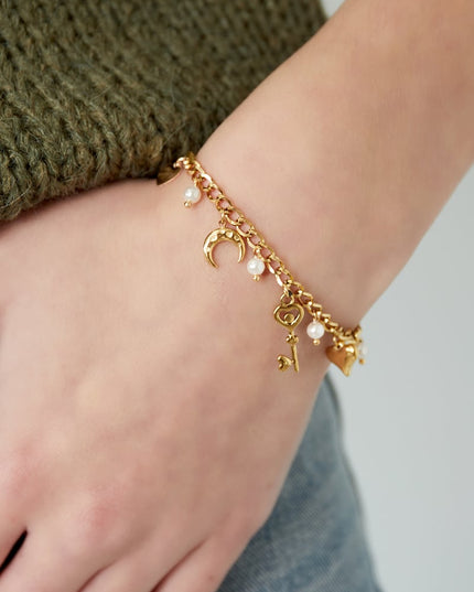 key to my heart armband