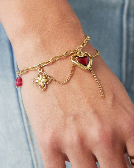 bedelarmband pulse of love