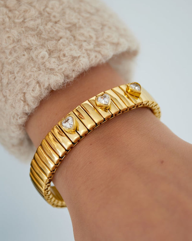 statement armband triple love