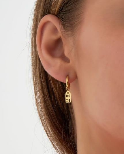 amsterdams huisje oorbellen