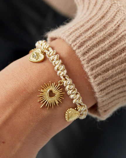 armband linked in love - groen en 