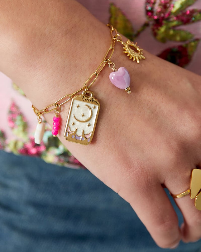 bedelarmband tiny moon