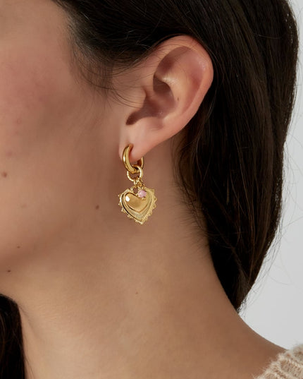 oorbellen bold heart