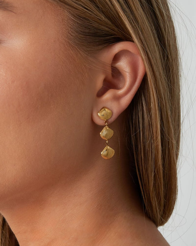 oorbellen shell trio