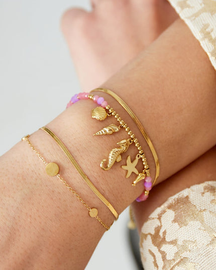 dubbele coin armband