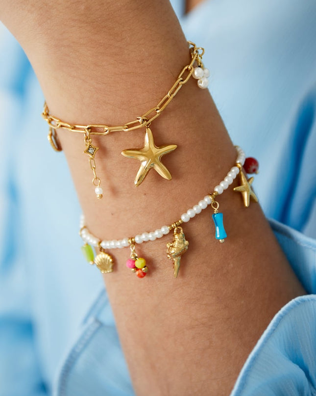 Beachy Vibe Bracelet - Gold kleur