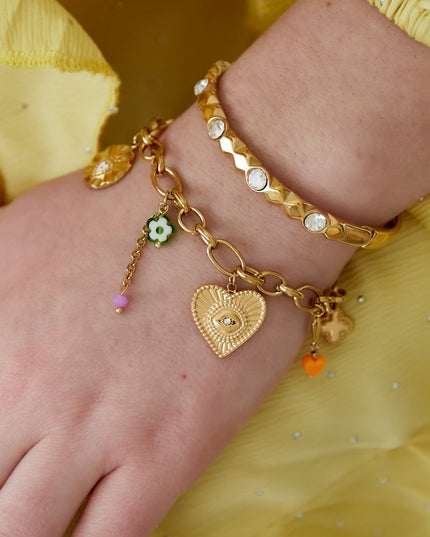 Bracelet Happy - Gold kleur