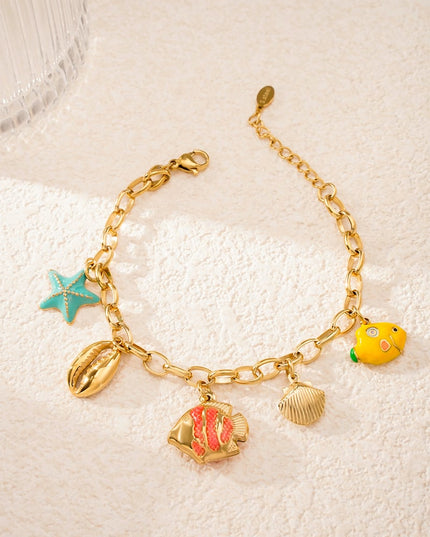 Vissen in de zee armband