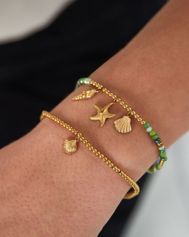 simpele armband kleine schelp