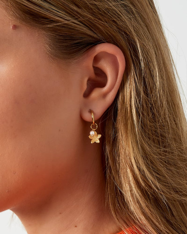 pearl blossom oorbellen