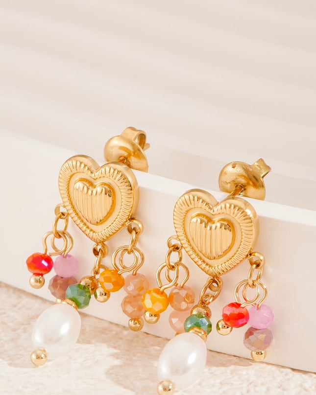 love rain earrings