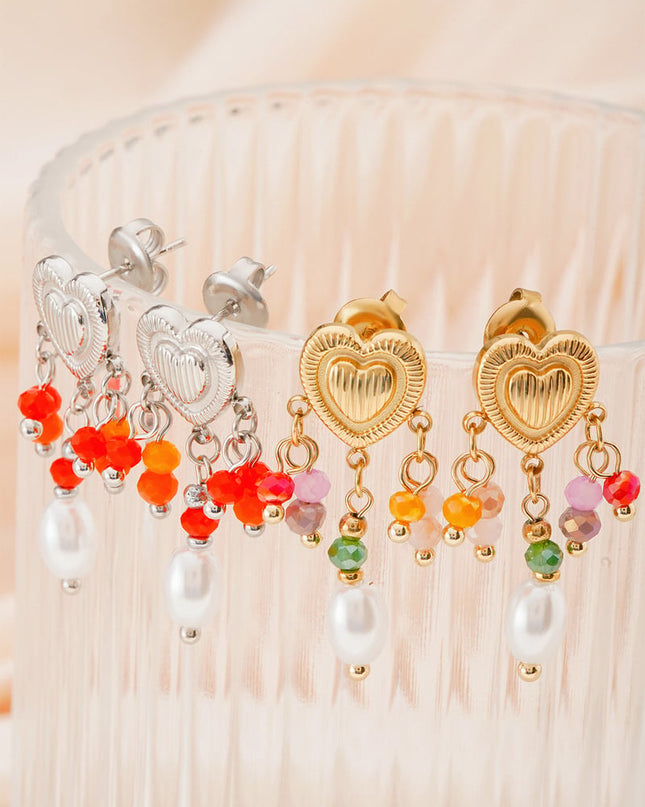 love rain earrings