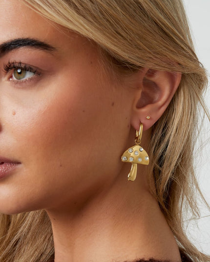 Oorbellen van roestvrij staal met druppelvorm, casual, dagelijks, eenvoudig, serie, damessieraden