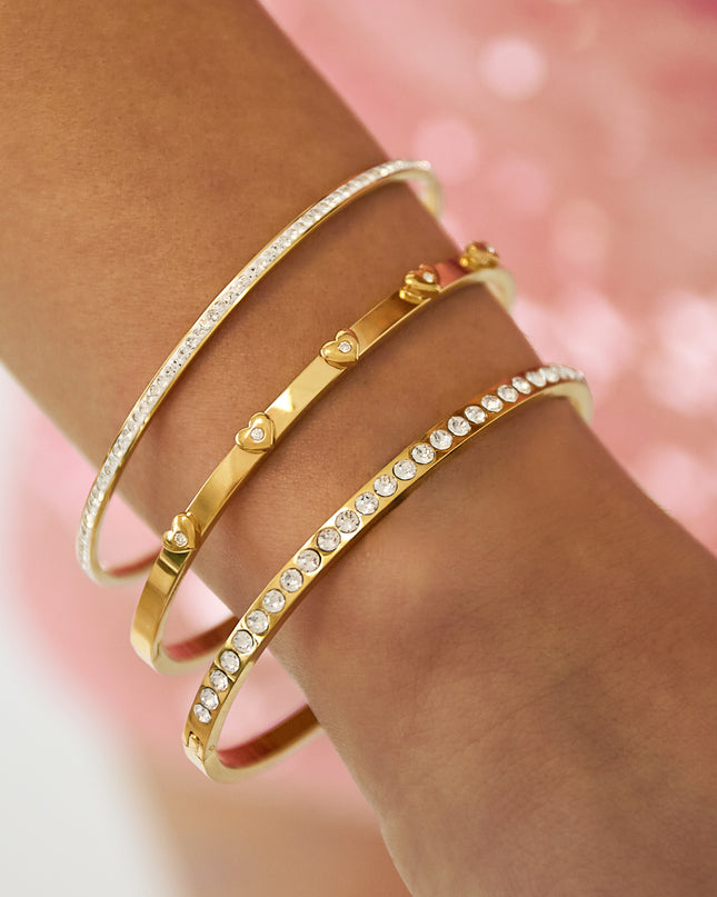 Bangle met hartdetails