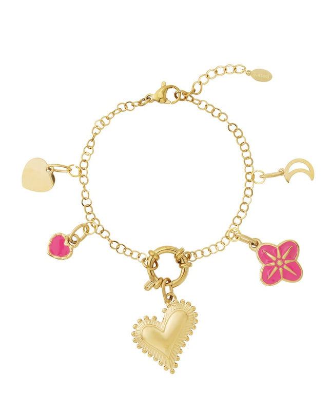 Chunky hart DIY armband