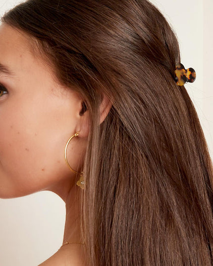 Gevlekte haarclip klein Groen Sheet Material