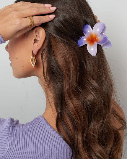Haarclip Hawaii bloem