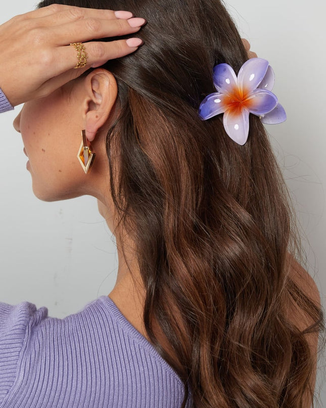 Haarclip Hawaii bloem