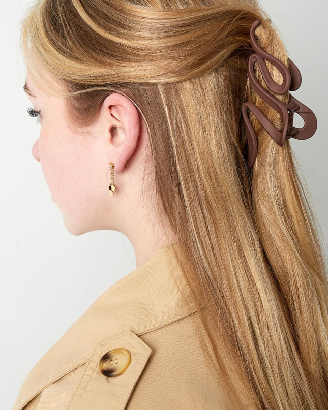 Haarclip matte krul