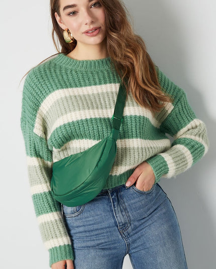 Schoudertas half moon