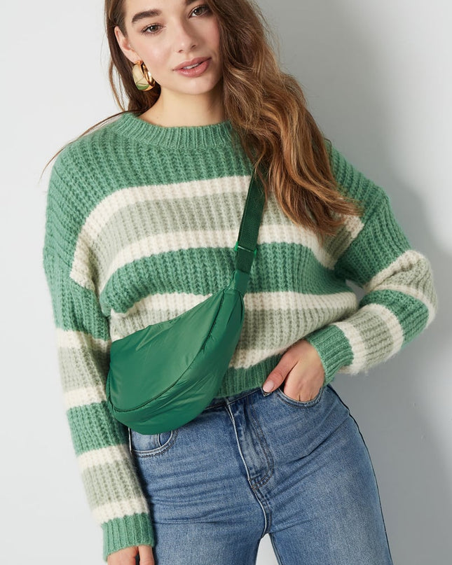 Schoudertas half moon