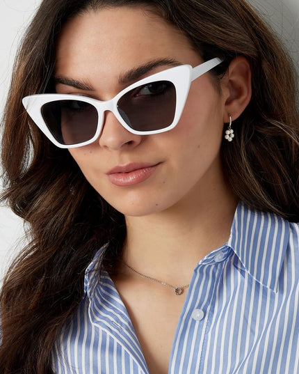 Sunglasses monochrome frame - black