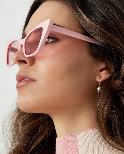 Sunglasses monochrome frame - black