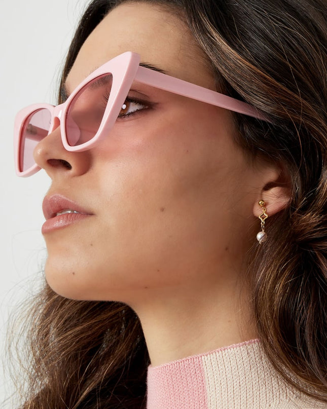 Sunglasses monochrome frame - black