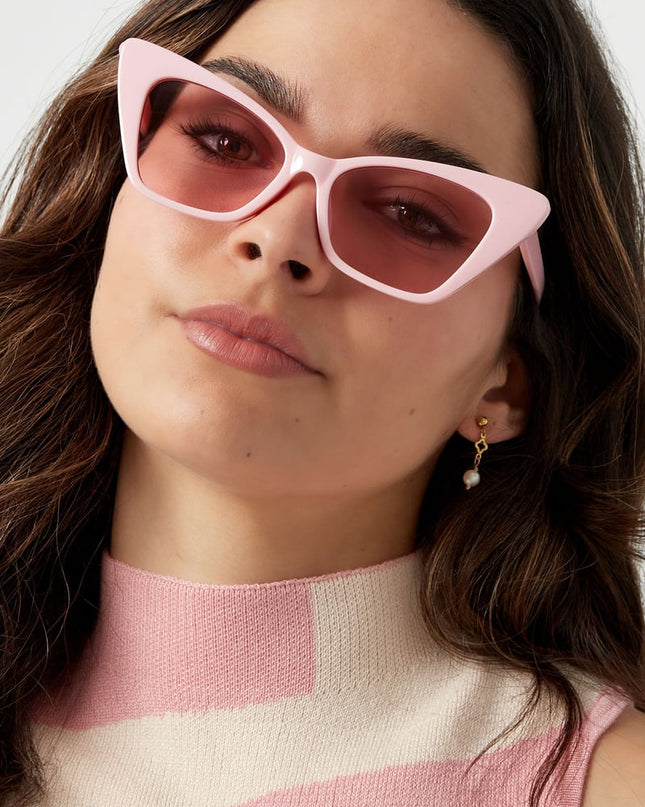 Sunglasses monochrome frame - black