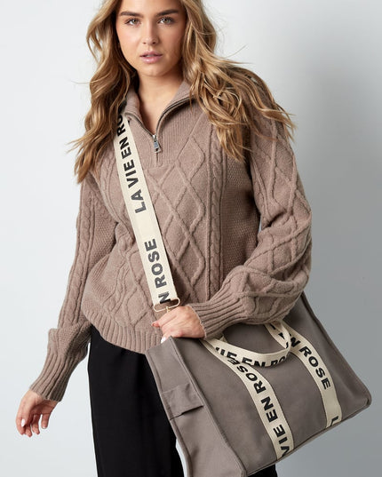 La vie en rose shopper