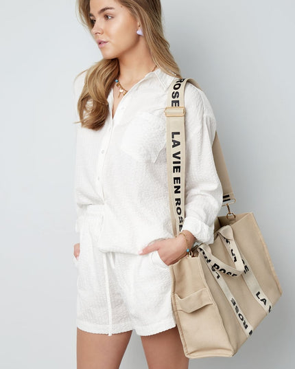 La vie en rose shopper