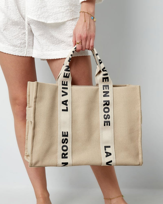 La vie en rose shopper