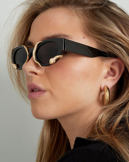 Snake sunglasses - black