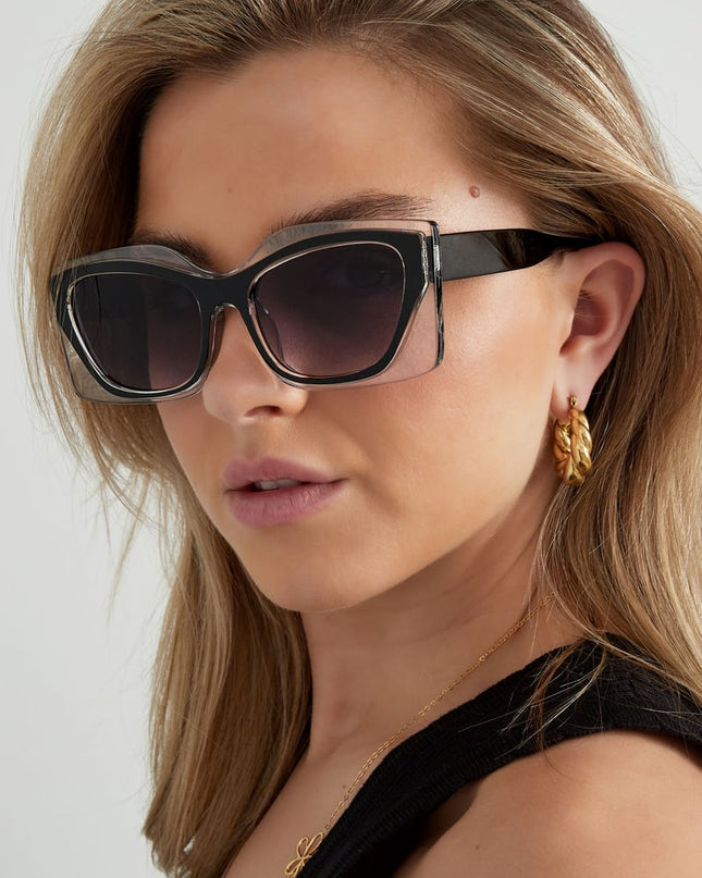 Double frame sunglasses - orange 