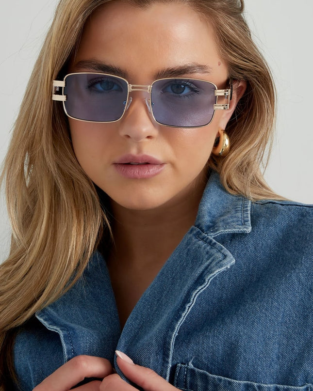 Sunglasses simple metal essential - brown