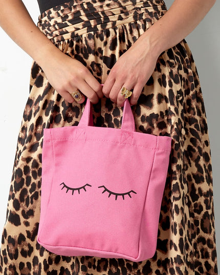 Kleine canvas tas wimpers