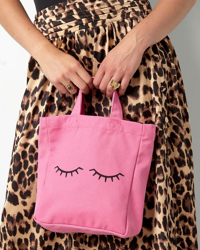Kleine canvas tas wimpers
