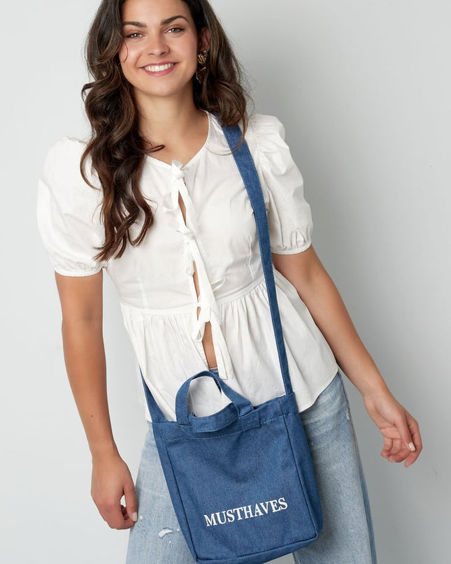 Kleine denim tas musthaves