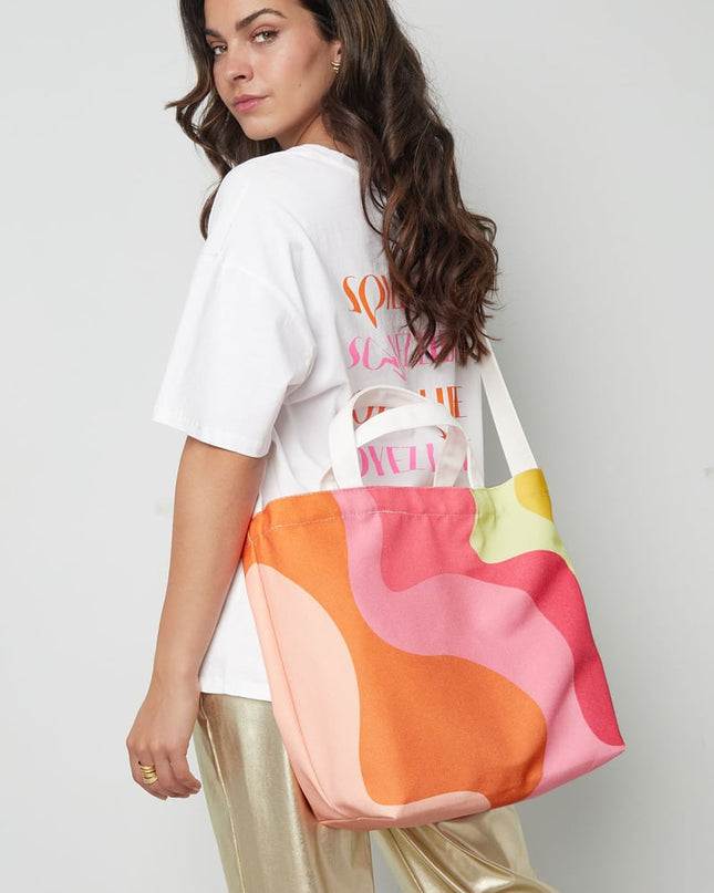 Canvas shopper colorbomb - multi